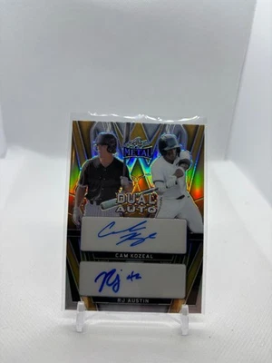 2024 Leaf Metal Cam Kozeal RJ Austin Dual Auto 1/1 Vanderbilt #DA-3 - Image 1 of 2