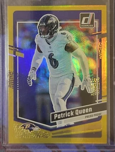 Patrick Queen 🏈🏈 2023 Donruss SP 🔥🔥 2 Card Lot - Picture 1 of 4