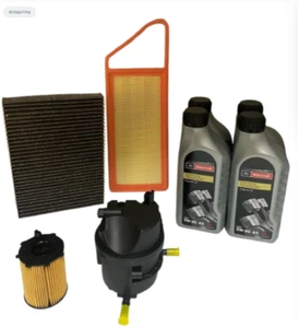 KIT TAGLIANDO 4 FILTRI 4 LT OLIO FORD MOTORCRAFT 5W30 FIESTA V FUSION 1.4 TDCI - Picture 1 of 5