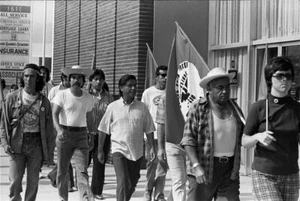 CESAR CHÁVEZ MARCHA EN LA FRONTERA BRILLANTE PÓSTER FOTO IMPRESIÓN BANNER latino 8937 - Imagen 1 de 1