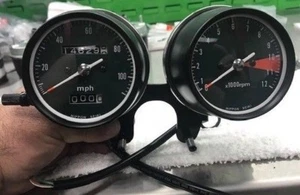 1972 or 73 HONDA CB350 F GAUGE PANEL RECONDITIONED - Picture 1 of 12