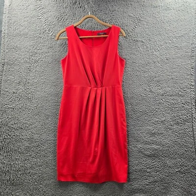 Esprit Womens Pencil Dress Size 10 Red Sleeveless Knee Length - Image 1 of 4