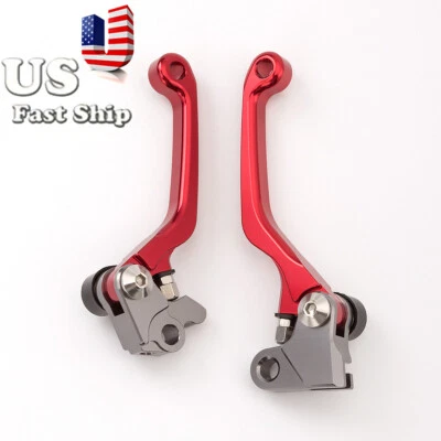 For CRF250X 2004-2017 2005 2006 2007 2008 09 CNC Pivot Bike Clutch Brake Levers - Image 1 of 4