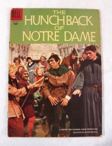 The Hunchback of Notre Dame, 4-Color Movie Comic, 1957 #854, 3.0 Good/Very Good - Picture 1 of 6
