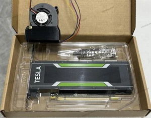 Brand New In Box Nvidia Tesla P4 8GB GPU Graphics Card and Turbo Cooling Fan - Picture 1 of 4