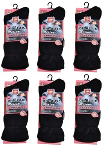 Ladies Diabetic Merino Lambs Wool Socks Soft Warm 2.4 Tog Thermal Winter Sock - Picture 1 of 5
