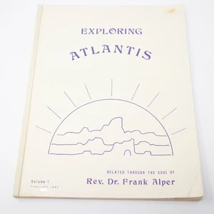 Exploring Atlantis Volume I by Frank Alper 1982 Paperback Bound - Picture 1 of 9