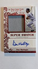 DON MATTINGLY Auto 2022 Leaf In the Game Used Sports Super Swatch Yankees 26/30