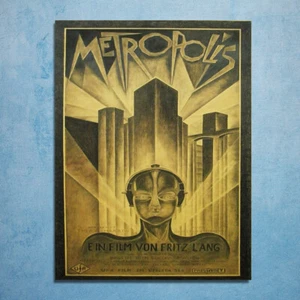 Metropolis Movie film sign retro vintage metal plaques poster image - Picture 1 of 2