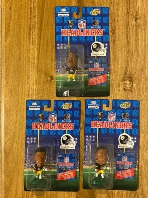 Lote de 3 cabezas de cartel de la NFL Pittsburg Steelers 1996 Greg Lloyd Kordell Stewart sin precio base Foto 1 de 4
