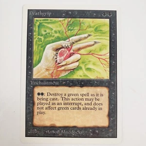 MTG Unlimited Deathgrip - Picture 1 of 2