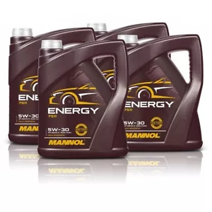 MANNOL 4x 5 L LITER ENERGY 5W-30 MOTORÖL MOTOREN-ÖL 50133345 - Bild 1 von 2