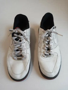 Nike Air Force 1 AF1 '82 Low top Men's White Leather Oxfords Shoes Sz 11.5 - Picture 1 of 12