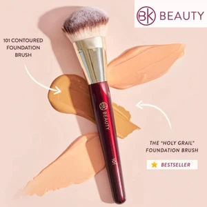BK Beauty 101 Contoured Foundation Brush | Ultra-Soft Face Brush ***BRAND NEW*** - Picture 1 of 6