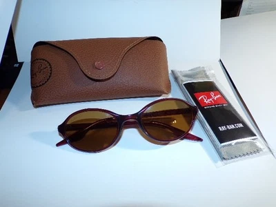 Gafas de sol Ray-Ban marrón ovaladas W3091 ensambladas Irlanda de colección para damas en muy buena condición Foto 1 de 4