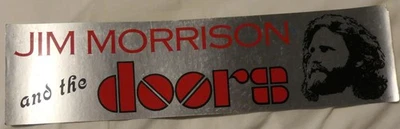 PEGATINA/CALCOMANÍA PARACHOQUES CONCIERTO FOTO/FOTO ORIGINAL RARA JIM MORRISON AND THE DOORS Foto 1 de 3