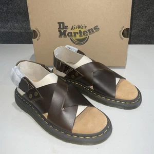 Dr. Martens Unisex Sandals Zane Brando Brown 31577375 Size Uk 6 New In Box - Picture 1 of 8