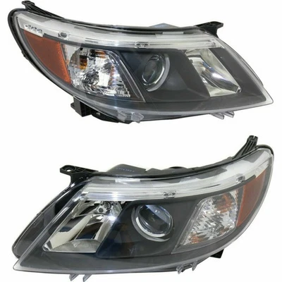 Fit For SAAB 9-3 2008-2009-2010 HALOGEN HEADLIGHTS LAMPS PAIR DEPO - Image 1 of 4