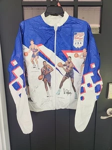 2 Stück 1992 USA Dream Team Kellogg's Olympic Basketball Jacke & Müsli Box L - Bild 1 von 7