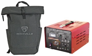 XS Power 12 Volt / 16 Volt Car Battery Intelli Charger + Backpack - Picture 1 of 8