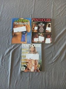 Vintage Lot Of 3 ADULT MAGAZINE'S PENTHOUSE & NATIONAL LAMPOON #4 (1973 & 1999) - Picture 1 of 12