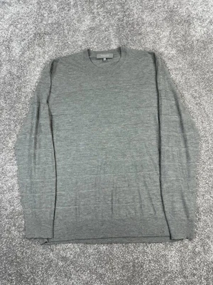 Neiman Marcus Sweater Mens Xxl Gray Cashmere Knit Pullover  - Image 1 of 4