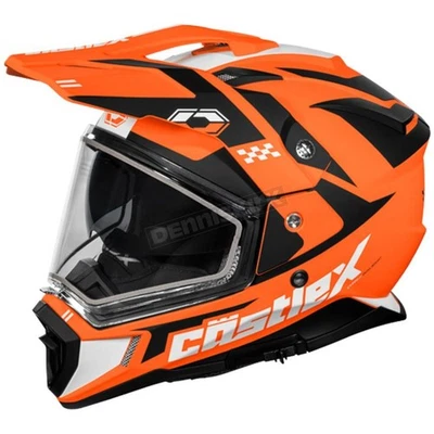 Casco de nieve Castle X mate Flo naranja CX200 doble deportivo ira - 36-18159 Foto 1 de 3