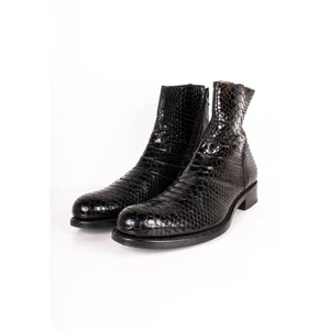 Jean Baptiste Rautureau Hombres Botas Pitón Zapatos Talla 41 1/2, Reino Unido 7 1/2, EE. UU. 8 1/2 - Imagen 1 de 8