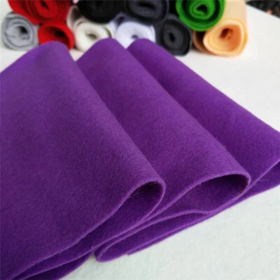 Soft Felt Fabric Metre NonWoven XMAS DIY Doll Bag Craft Material 1.4mm Thick - Image 1 of 4