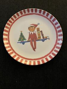 Assiette mélamine poterie grange enfants « elfe sur l'étagère »
