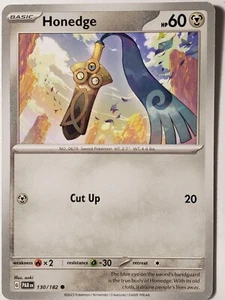 Honedge 130/182 NM - B1G1F - Pardox Rift Scarlet Violet Pokemon Card - Picture 1 of 2