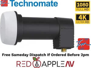 Technomate TM-1 Ultra 0.1dB HD Ready Single HD 3D UHD 4K Ready Satellite LNB - Picture 1 of 4