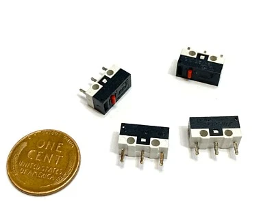 4 x  Limit Switch 3-Pin SMD Small AC 125V 1A SPDT 1NO 1NC Micro b8 - Image 1 of 3