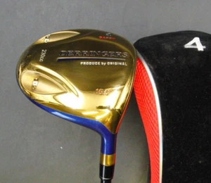 Japanese Derringers 230cc 15.5° 4 Baffy Wood Regular Graphite Shaft + Head Cover - Picture 1 of 7