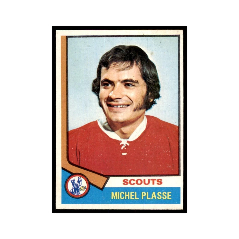 Michel Plasse 1974 Topps #257 Hockey Cards Hockey Card EX - Image 1 of 3