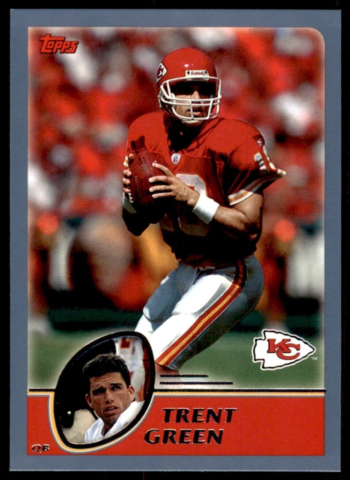 2003 TOPPS TRENT GREEN KANSAS CITY CHIEFS #34 - Image 1 of 2