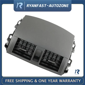 new Center Dash A/C Outlet Air Vent Panel Bllack for 2008-2013 Toyota Corolla - Picture 1 of 15