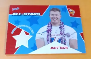 2005 Topps Bazooka All-Stars Pro Bowl Jersey Matt Birk #BA-MB - Vikings - Picture 1 of 2