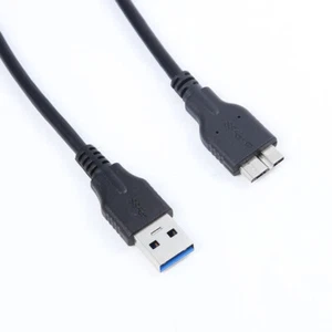 Cable de datos 1M USB 3.0 A Micro B para disco duro externo Samsung S5 Note3 - Imagen 1 de 3