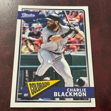 2018 Panini Chronicles Set CHARLIE BLACKMON Classics INSERT Serial #157/199 