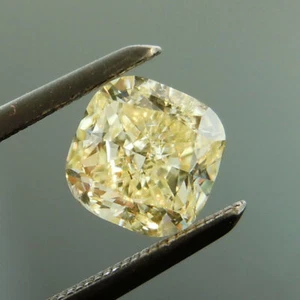 Cojín 4 X 4 mm 0,30 quilates blanco roto corte diamante moissanita suelta para anillo - Imagen 1 de 2