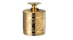 Rosenthal Versace table light 2-pcs with scented wax Golden Medusa, 12 cm - Picture 1 of 2
