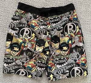 Short de bain homme Batman taille XL DC Comics Robin Flash Pop Art noir