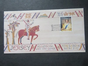 1999 Jersey £1 Millennium Last Day Cover - Picture 1 of 1