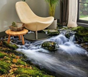 3D Maple Leaf Stone 1873 Floor WallPaper Murals Wall Print Decal AU Zoe - Picture 1 of 5