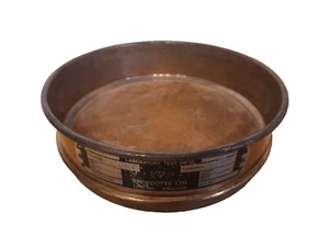 Endecotts 8" (200mm) Laboratory Test Sieve Brass Body P/Bronze Mesh 150 Micron - Picture 1 of 4