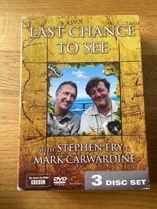 Stephen Fry - LAST CHANCE TO SEE Full Series DVD set 2011 Douglas Adams Interest - Picture 1 of 3