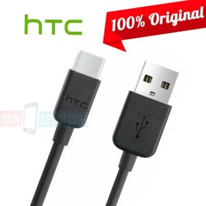 Original HTC USB to USB-C Data Sync Fast Charge Cable for 10 M10 U11 U Ultra - Picture 1 of 11