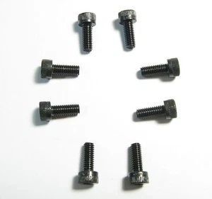 M4 X 10 MM SOCKET HEAD CAP SCREW BLACK OXIDE QTY (8) - Picture 1 of 3
