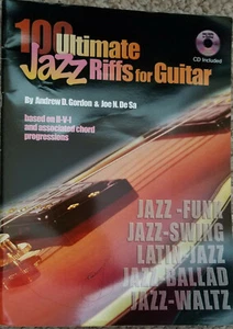 100 Ultimate Jazz Riffs für Gitarrenbuch/Audiodateien - Bild 1 von 2
